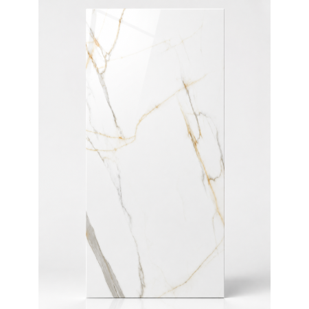Splendor Gold Polished 60x120cm Marble Effect Porcelain Tile
