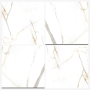 Splendor Gold Polished 60x60cm Marble Effect Porcelain Tile