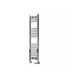 Wingrave 1200x300 Straight Multirail Chrome Towel Radiator