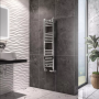 Wingrave 1200x300 Straight Multirail Chrome Towel Radiator