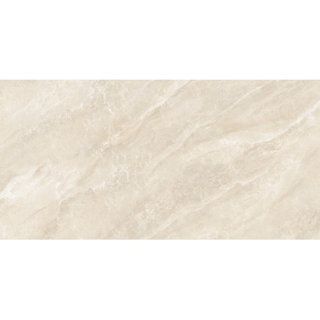 Cashmere Crema Marble Effect Gloss Porcelain Tile 60x120cm
