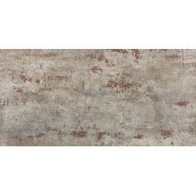 TAU Ceramica Ferrum Metallic Silver Semi-Polished Porcelain Tile 60x120cm