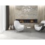 TAU Ceramica Ferrum Metallic Silver Semi-Polished Porcelain Tile 60x120cm