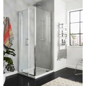 Kartell K-VIT KV8 900mm Frameless Shower Side Panel – Chrome