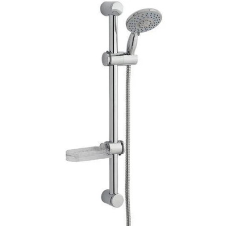 Kartell K-Vit Deluge Slide Rail Shower Kit with 6-Mode Handset – Chrome