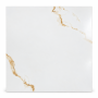 Formidable Gold 60x60cm Gloss Porcelain Tile – White & Gold Marble Effect