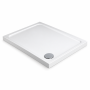 Swan Stony 1200 x 900mm white rectangular ABS stone resin shower tray
