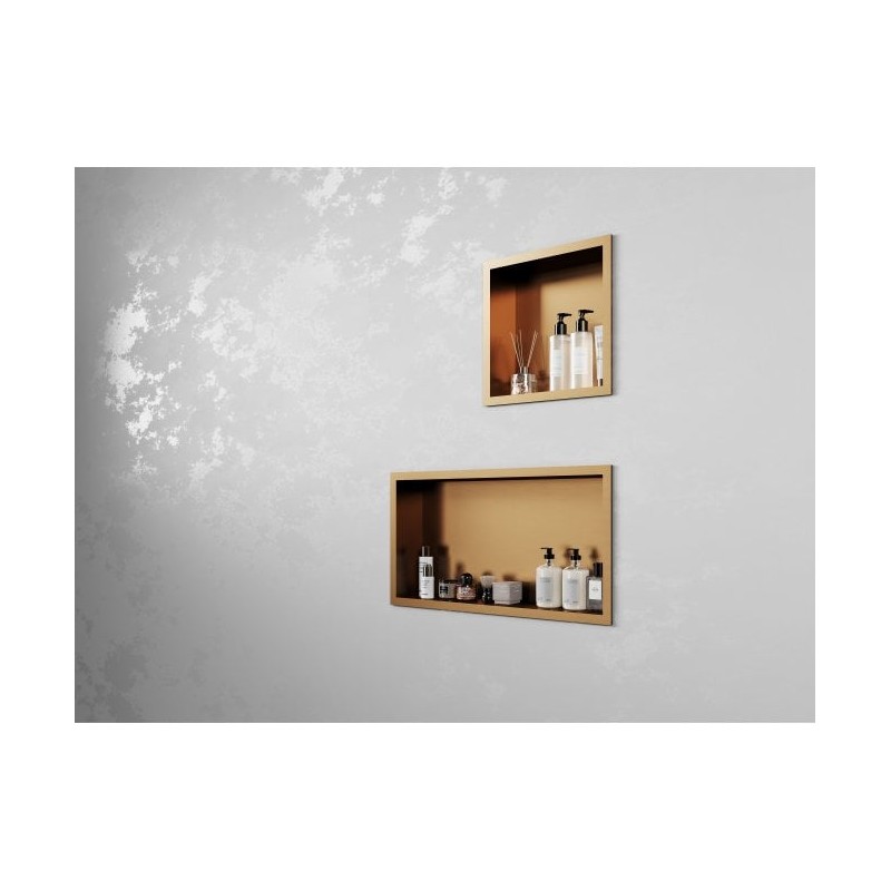 Brushed Bronze Shower Niche 600 x 300mm – TIS0380