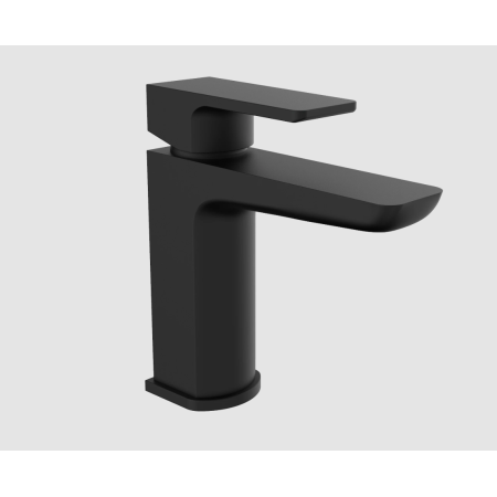 Kolt Matt Black Mono Basin Mixer Tap with Click Waste – TAP310KBL