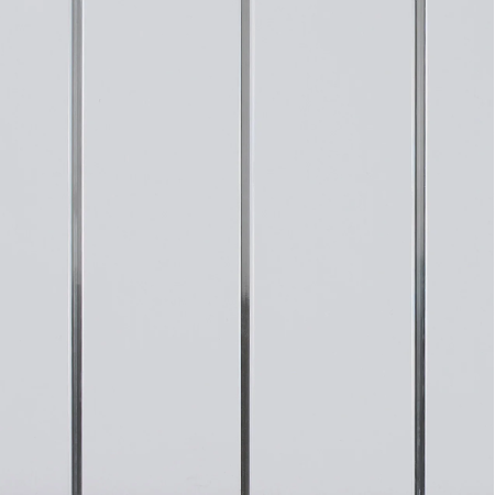 White & Silver Decorative Cladding Panel 2700x250x8mm