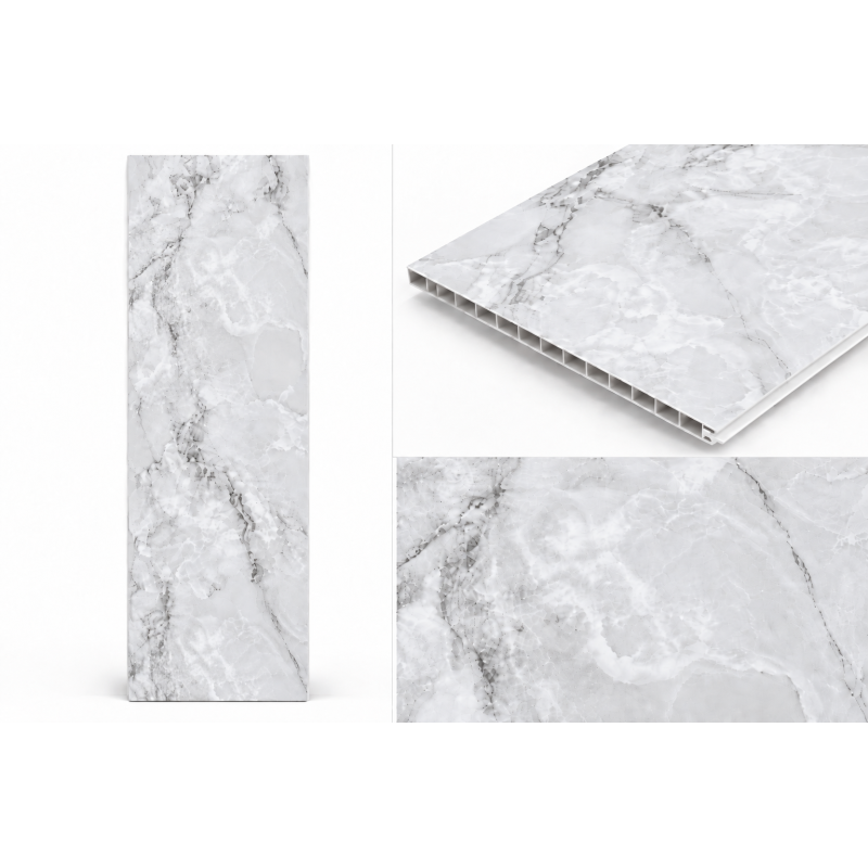 Grey Onyx Wall & Ceiling Cladding Panel 2.7mx25cm – ( Pack of 6 )