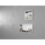 Brushed Steel Shower Niche 600 x 300mm – TIS0401
