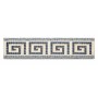 Blue Mosaic S Shape Design Border Tile 120x330mm