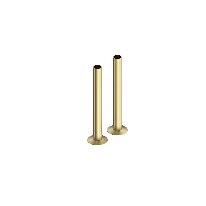 Tailored Bathrooms 1.8cm Radiator Pipe Sleeve Kit 18cm Brushed Brass