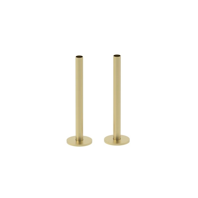 Astini Brushed Brass 15mm Water Carrying Pipe Kits 18 cm