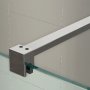 TI8 Chrome 1200x1950x8mm Wetroom Panel
