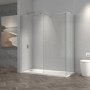 TI8 Chrome 1200x1950x8mm Wetroom Panel- Chrome
