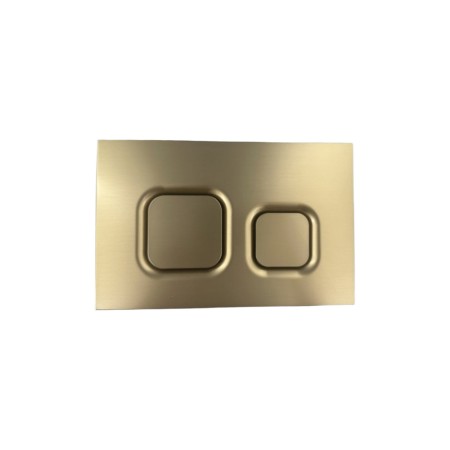 Tailored Bathrooms Brushed Brass Square Flush Plate