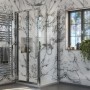 Walton 6mm Glass 900mm Bi-fold Shower Door - Chrome