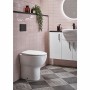 Tavistock Loft 490mm Comfort Height Back To Wall Toilet Pan - White