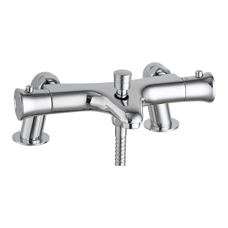 Thermostatic Bath Filler with Bath Legs - Chrome
