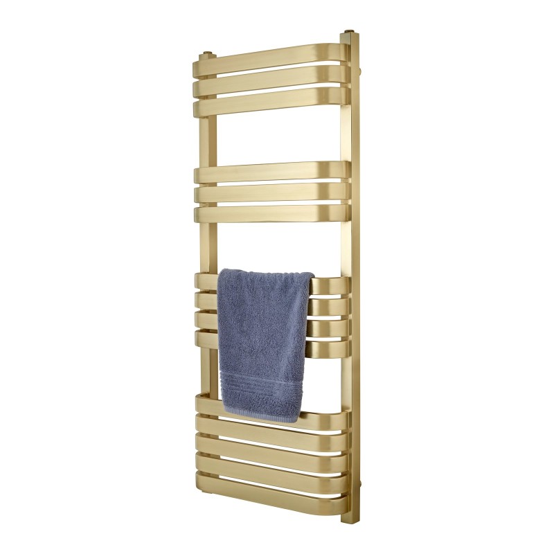 Auckland Towel Warmer 1200x500mm - Brushed Brass