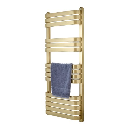 Auckland Towel Warmer 1200x500mm - Brushed Brass