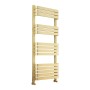 Auckland Towel Warmer 1200x500mm - Brushed Brass, another view