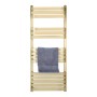 Auckland Towel Warmer 1200x500mm - Brushed Brass, another view (2)