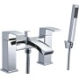 Brecon Modern Curve Bath Shower Mixer - Chrome