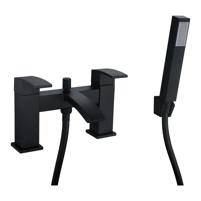 Brecon Bath Shower Mixer Tap - Black