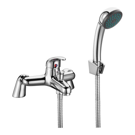 Plumb Essential Bath Shower Mixer Tap - Chrome