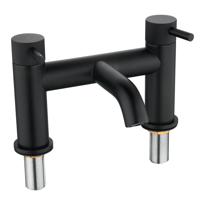 Redondo Round Bath Filler - Matte Black