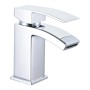 Brecon Modern Curve Basin Mono - Chrome