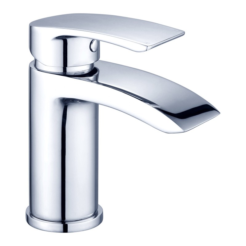 Holyhead Modern Round Basin Mono & Waste - Chrome