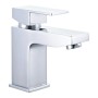 Raglan Modern Square Basin Mixer - Chrome