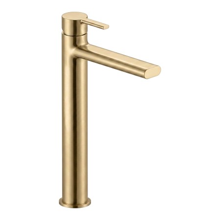 Solva Freestanding Mono Mixer Tap - Brushed Brass