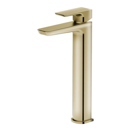 Swansea Freestanding Mono Mixer Tap - Brushed Brass