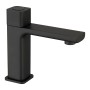 Quadrado Square Push Button Basin Mixer - Matte Black
