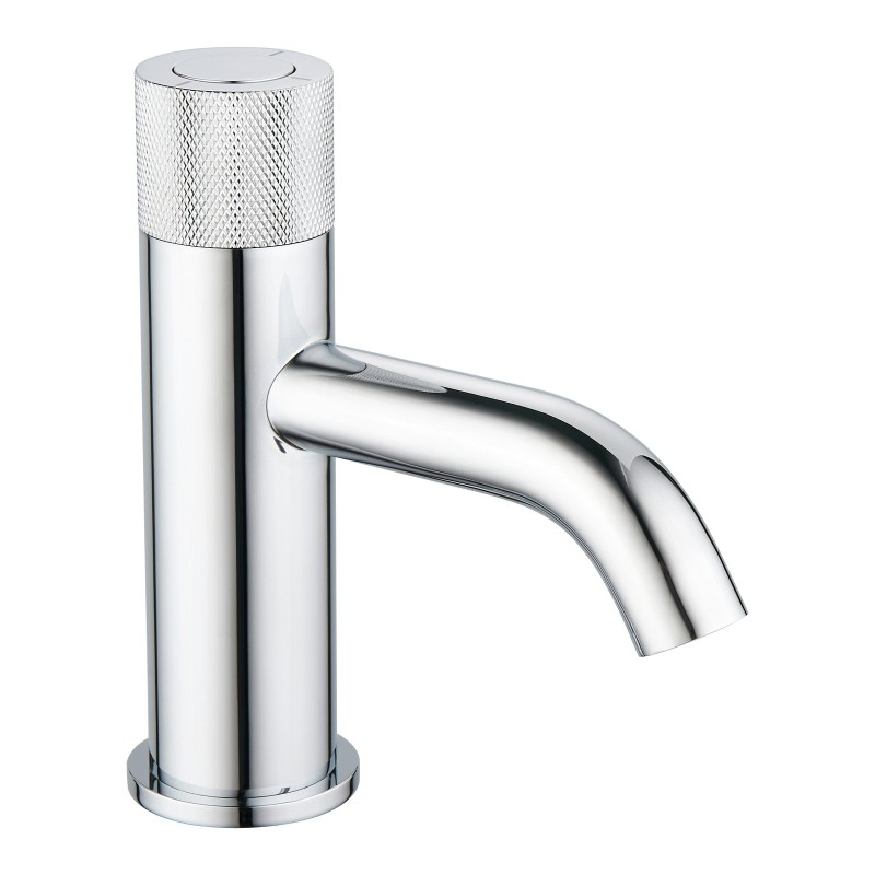 Redondo Round Push Button Basin Mixer - Chrome