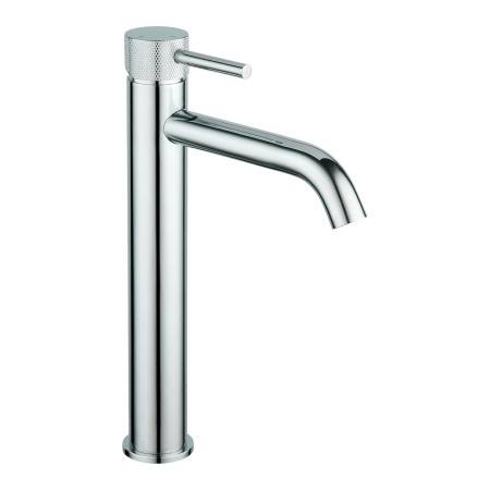 Redondo Round Tall ECO Control/Cold Water Start Basin Mixer - Chrome