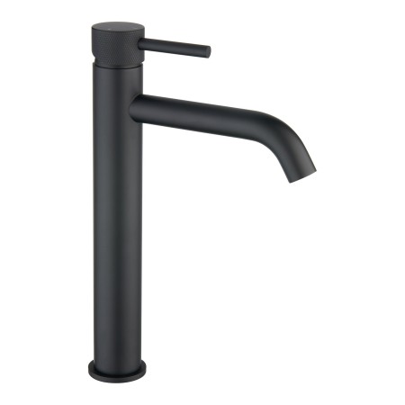 Redondo Round Tall ECO Control/Cold Water Start Basin Mixer - Matte Black