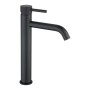 Redondo Round Tall ECO Control/Cold Water Start Basin Mixer - Matte Black
