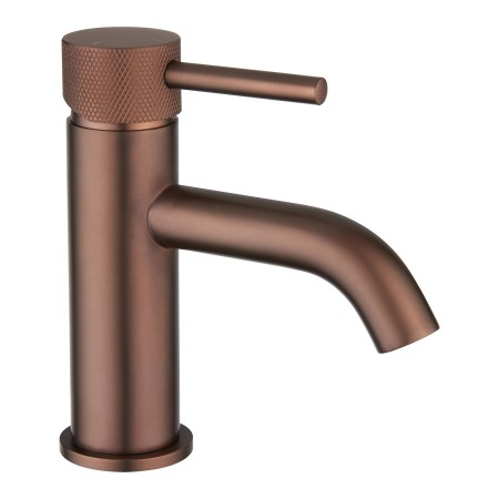 Redondo Round ECO Control/Cold Water Start Basin Mixer - Brushed Bronze