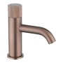 Redondo Round Push Button Basin Mixer - Brushed Bronze