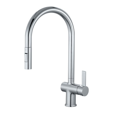 Mayhill Single Lever Pull Out Kitchen Tap - Chrome