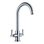 Monmouth Dual Kitchen Tap - Chrome