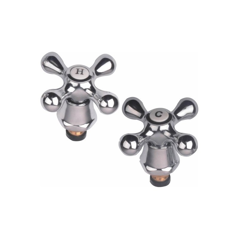 Plumb Essentials Cross Head Revivers - 3/4" - Chrome