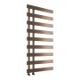 Milton Offset Towel Radiator 1156x500mm - Brushed Bronze