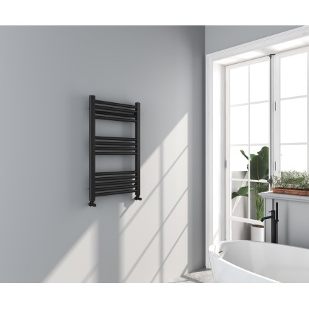 Omata Premium Ladder Towel Rail 800x500mm - Black